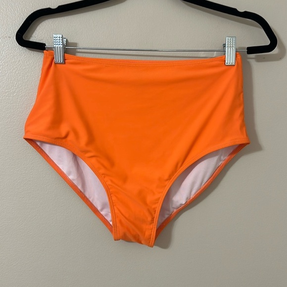 Kate Kasin Women’s 2-Piece Orange Tankini Swimsuit Sz Medium NWT Resortwear Chic - Picture 10 of 15